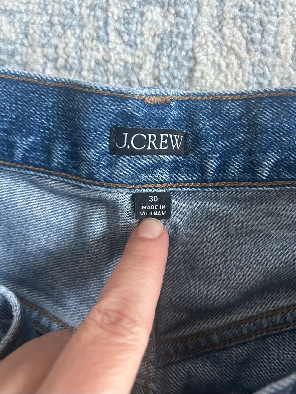 J. Crew Midlength denim short - Picture 3 of 5
